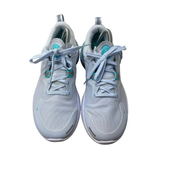 Nike Womens React Miler CW1778-004 Gray White Running Shoes Size 10 Sneakers - Picture 2 of 10